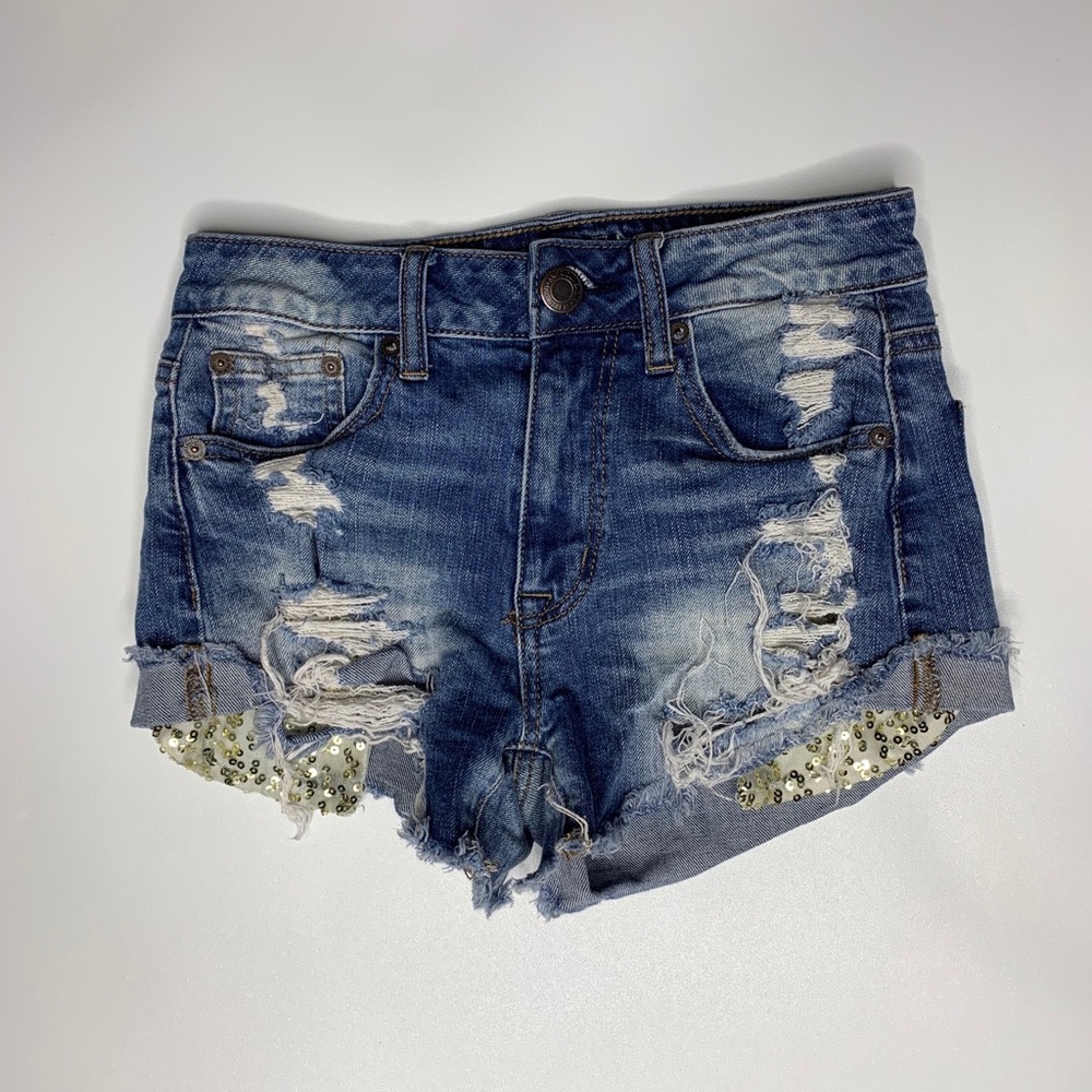 American eagle jean shorts!!